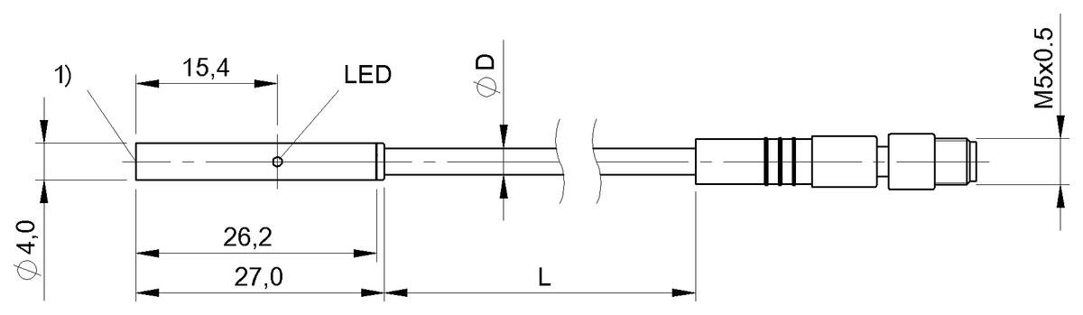 BES00J8 - BES 516-3007-G-E4-C-S26-00,2 (Endüktif yakınlık anahtarları) - Görsel 2