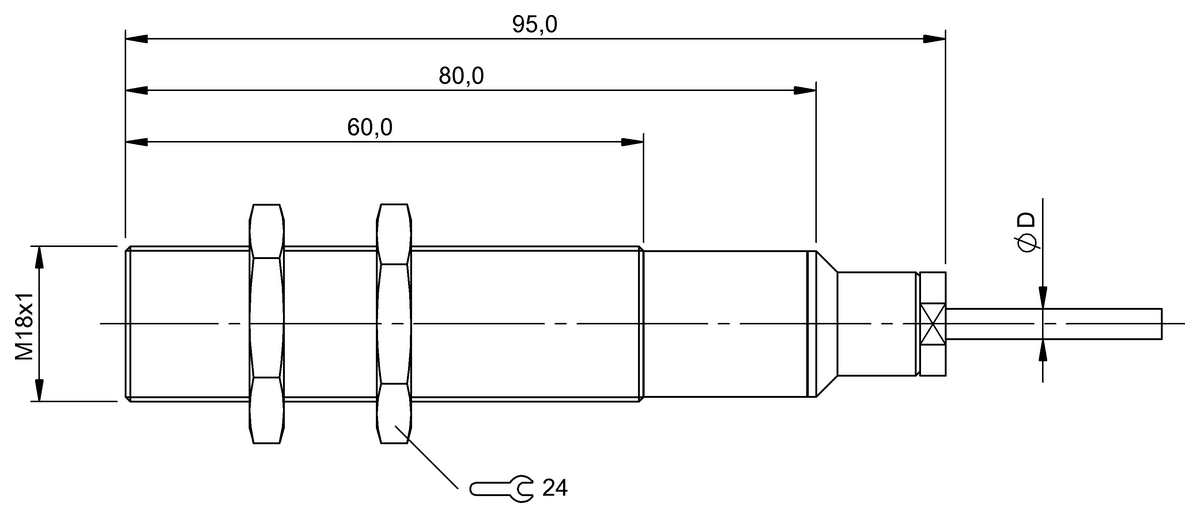 BES043T - BES 515-326-SA49-D-TF-02 (Yüksek sıcaklığa dayanıklı endüktif sensörler) - Görsel 2
