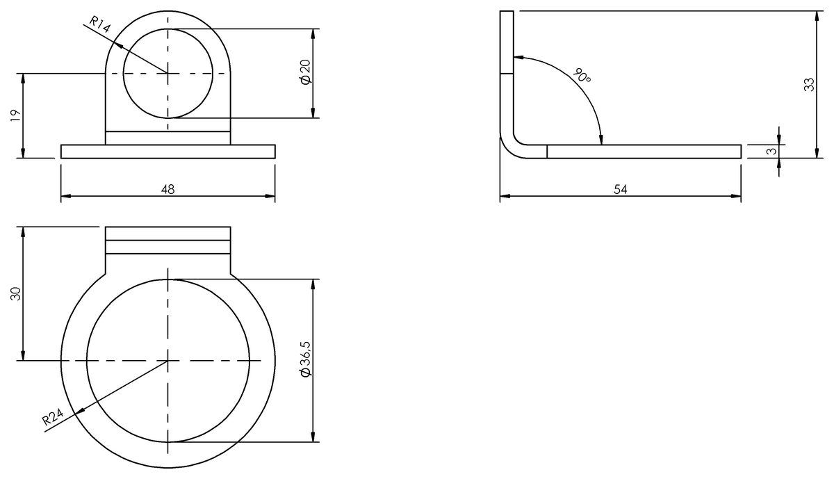 BAM003M - BMS CS-M-D12-ID36-01 (Esnek Montaj Sistemi) - Görsel 2