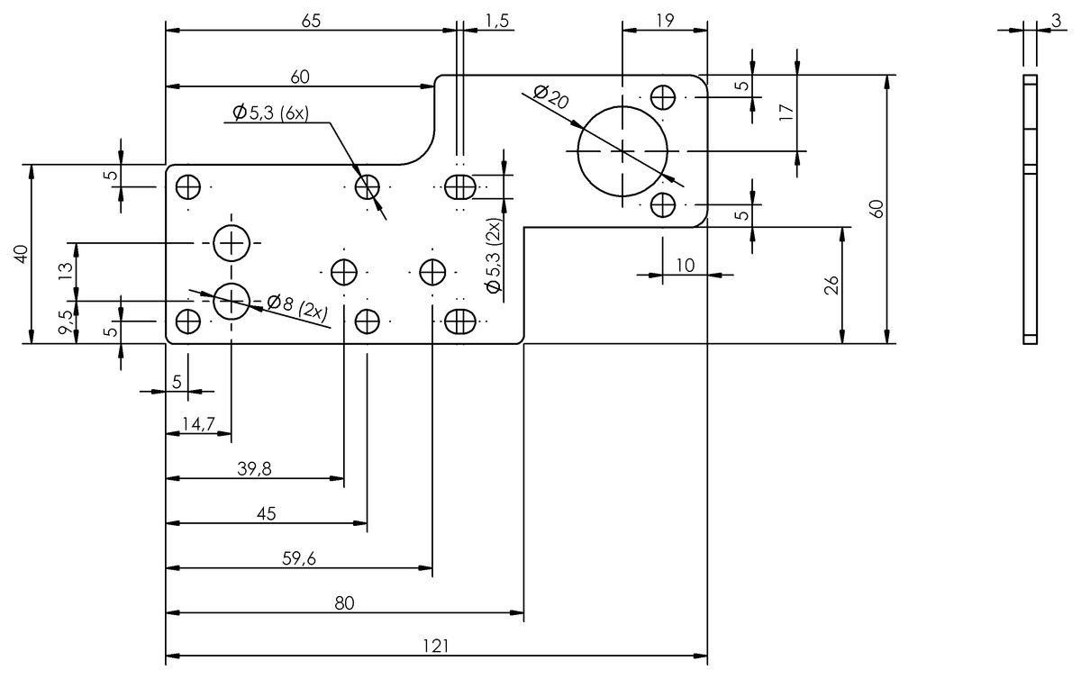 BAM003R - BMS CS-M-D12-IQ40-03 (Esnek Montaj Sistemi) - Görsel 2