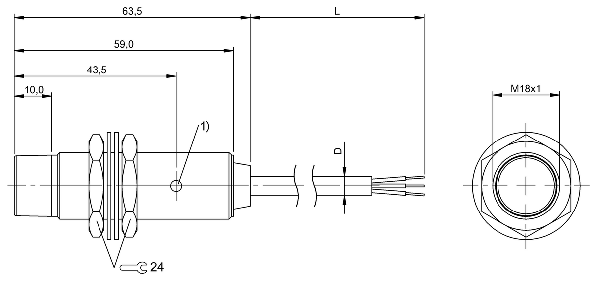 BIC002P - BIC 1I0-P2001-M18MI-BPX03-050 (Sinyal aktarımı için endüktif bağlayıcılar) - Görsel 2