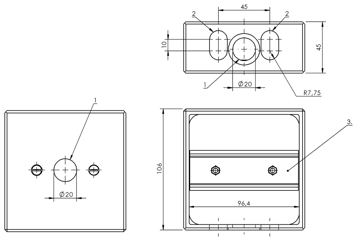 BAM01A8 - BAM PC-AE-002-1 (Koruyucu dış gövde) - Görsel 2