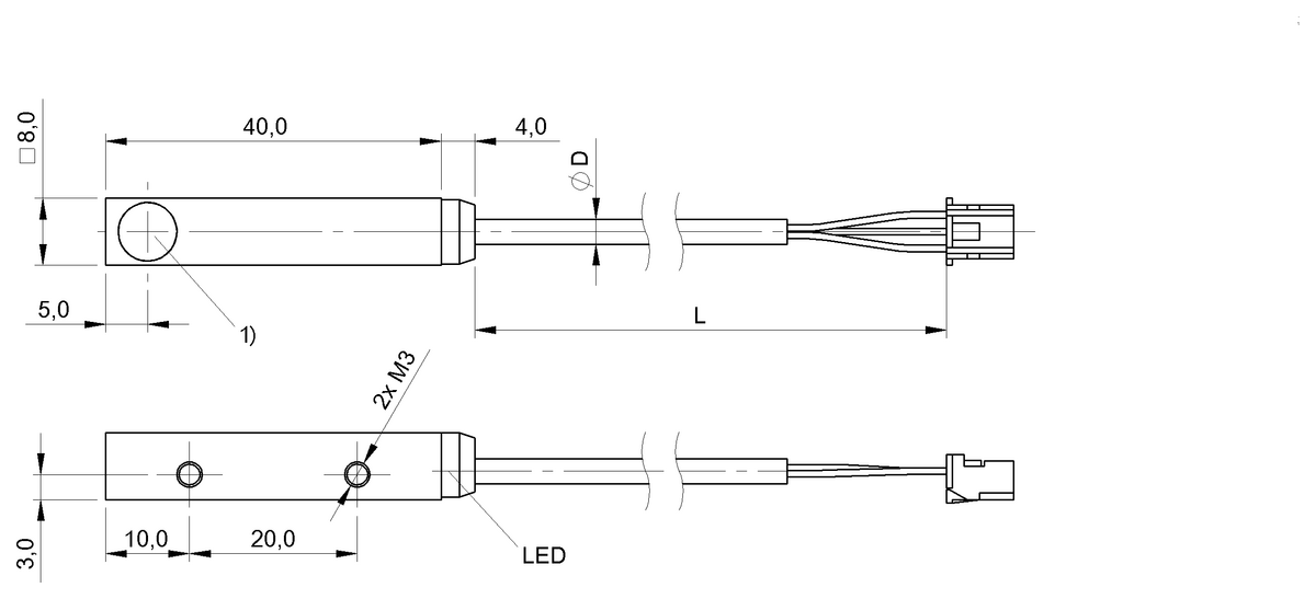 BES060J - BES 516-300-S360-PU-00,44 (Endüktif yakınlık anahtarları) - Görsel 2