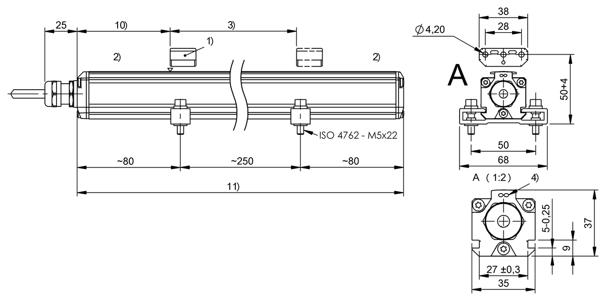 BTL1R7F - BTL7-E501-M0100-P-KA05 (Profil tasarımlı manyetostriktif lineer konum sensörleri) - Görsel 2