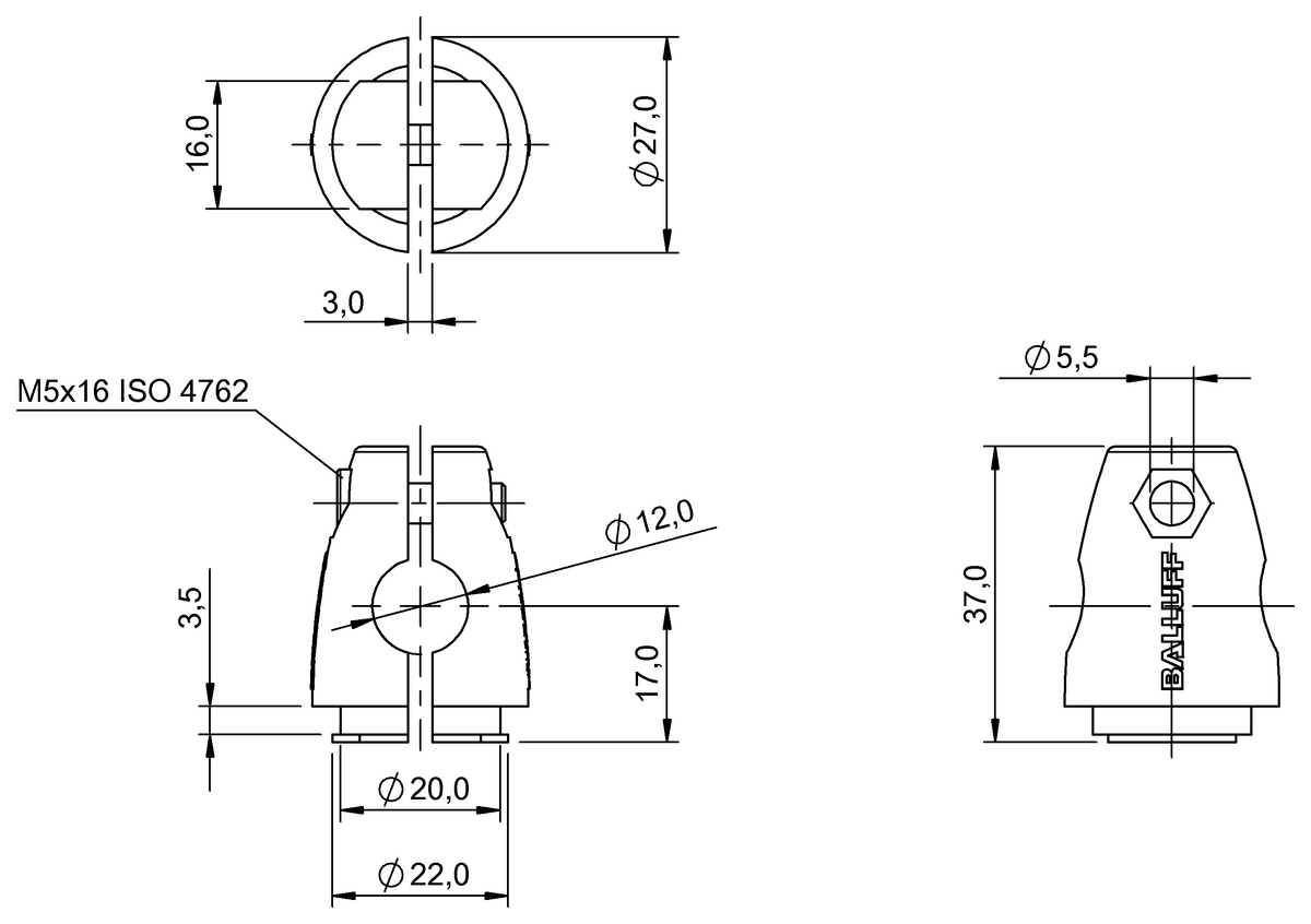 BAM003Y - BMS CS-M-D12-IZ-01 (Esnek Montaj Sistemi) - Görsel 2