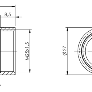 BAM0085 - BKV 819-P16/M25 (Adaptör)