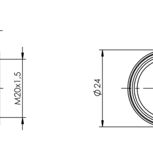BAM0084 - BKV 819-P16/M20 (Adaptör)