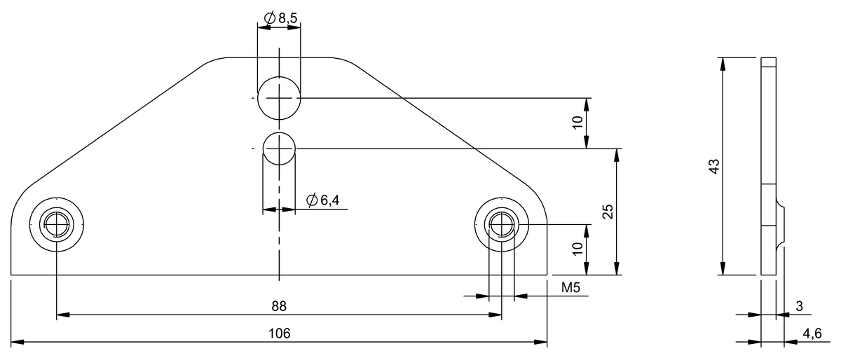 BAM01KN - BIS Z-HW-004 (RFID sistemleri için braketler) - Görsel 2