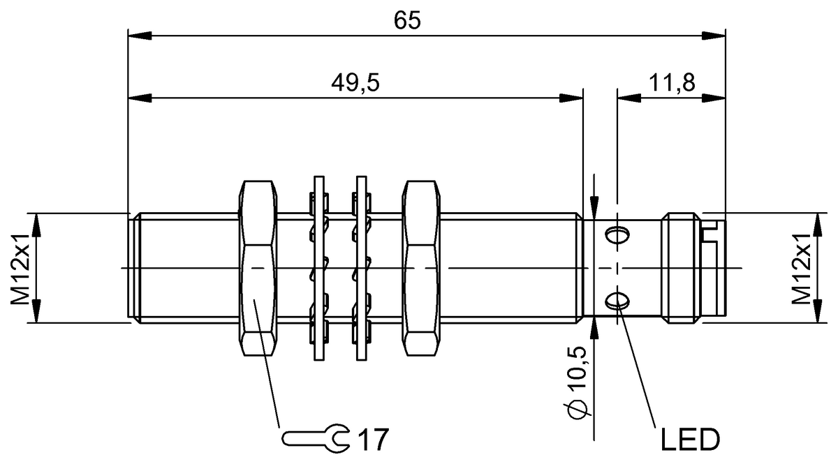 BES004Y - BES M12MI-NOC20B-S04G (Endüktif yakınlık anahtarları) - Görsel 2