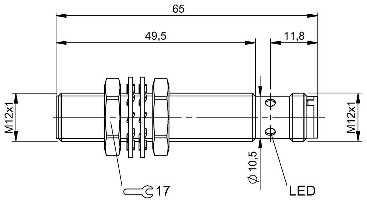 BES005F - BES M12MI-POC20B-S04G (Endüktif yakınlık anahtarları) - Görsel 2