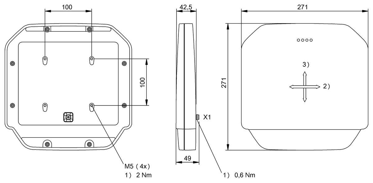 BIS00U0 - BIS U-302-C1-TNCB (RFID UHF okuyucu (860...930 MHz)) - Görsel 2