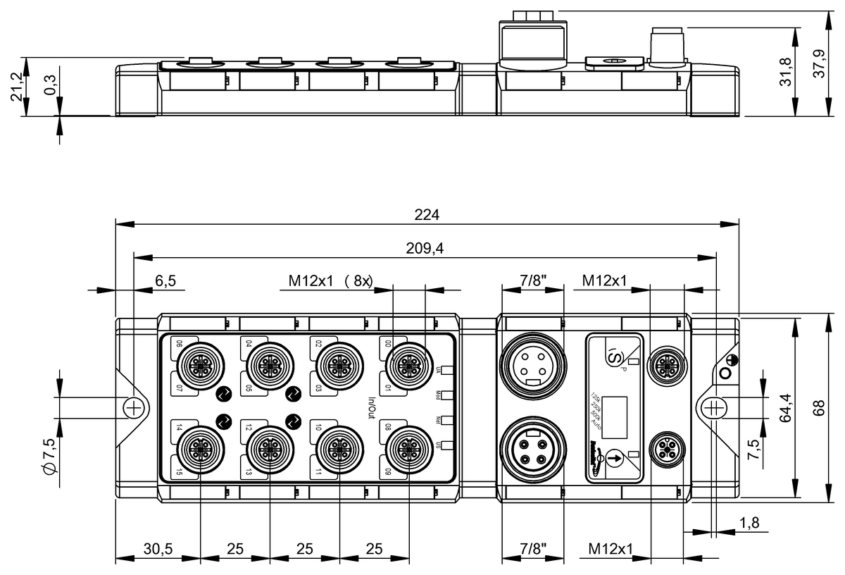 BNI005A - BNI DNT-502-100-Z001 (Devicenet için ağ blokları) - Görsel 2