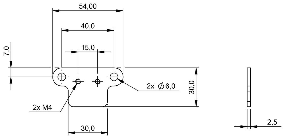 BAM01UH - BAM MB-XA-012-B09-4 (RFID sistemleri için braketler) - Görsel 2