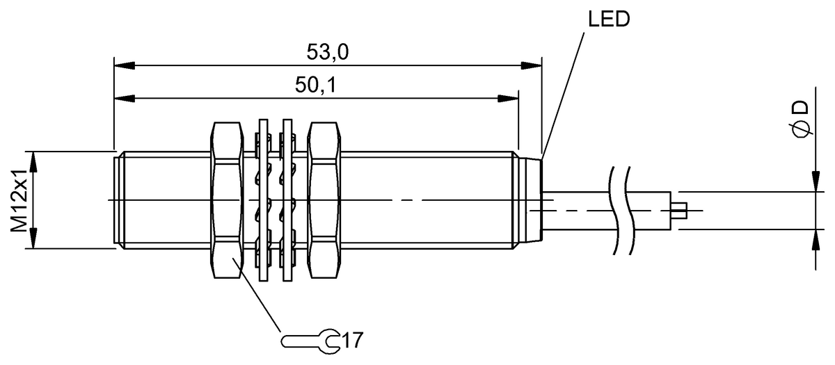 BES062Z - BES M12MI-POC40B-BP00,3-014 (Endüktif yakınlık anahtarları) - Görsel 2