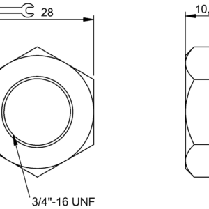 BAM0117 - BTL-A-FK01-E-3/4"-16UNF (Mekanik aksesuarlar)