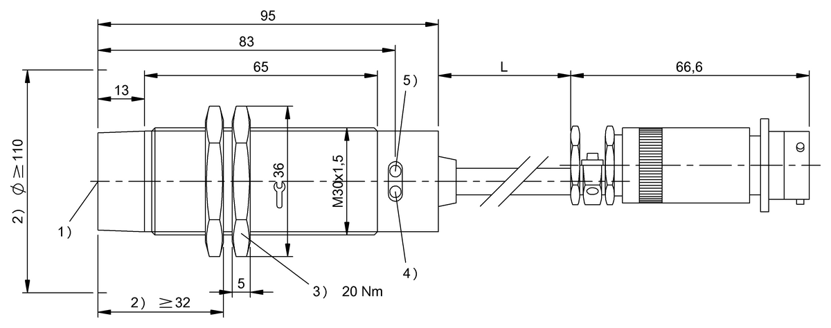 BIS00FE - BIS C-353-E-KBT04-PU-01 (RFID LF Okuyucu (70/455 kHz)) - Görsel 2