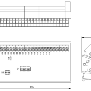 BIS00FJ - BIS C-40R-001-08N (RFID LF değerlendirme üniteleri (70/455 kHz))