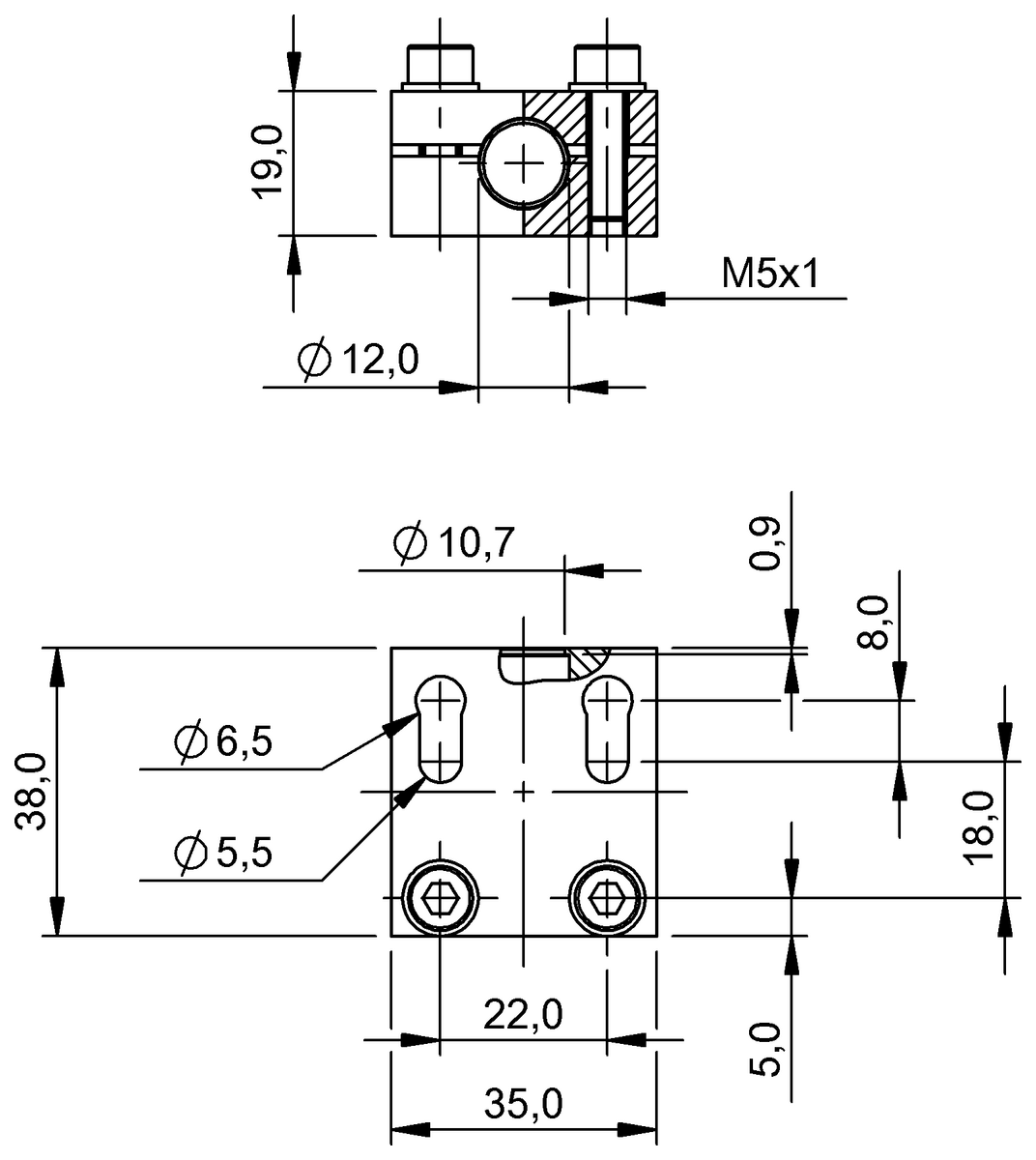 BAM01WZ - BES 12,0-KB-10-F-SA1 (Evrensel braketler) - Görsel 2