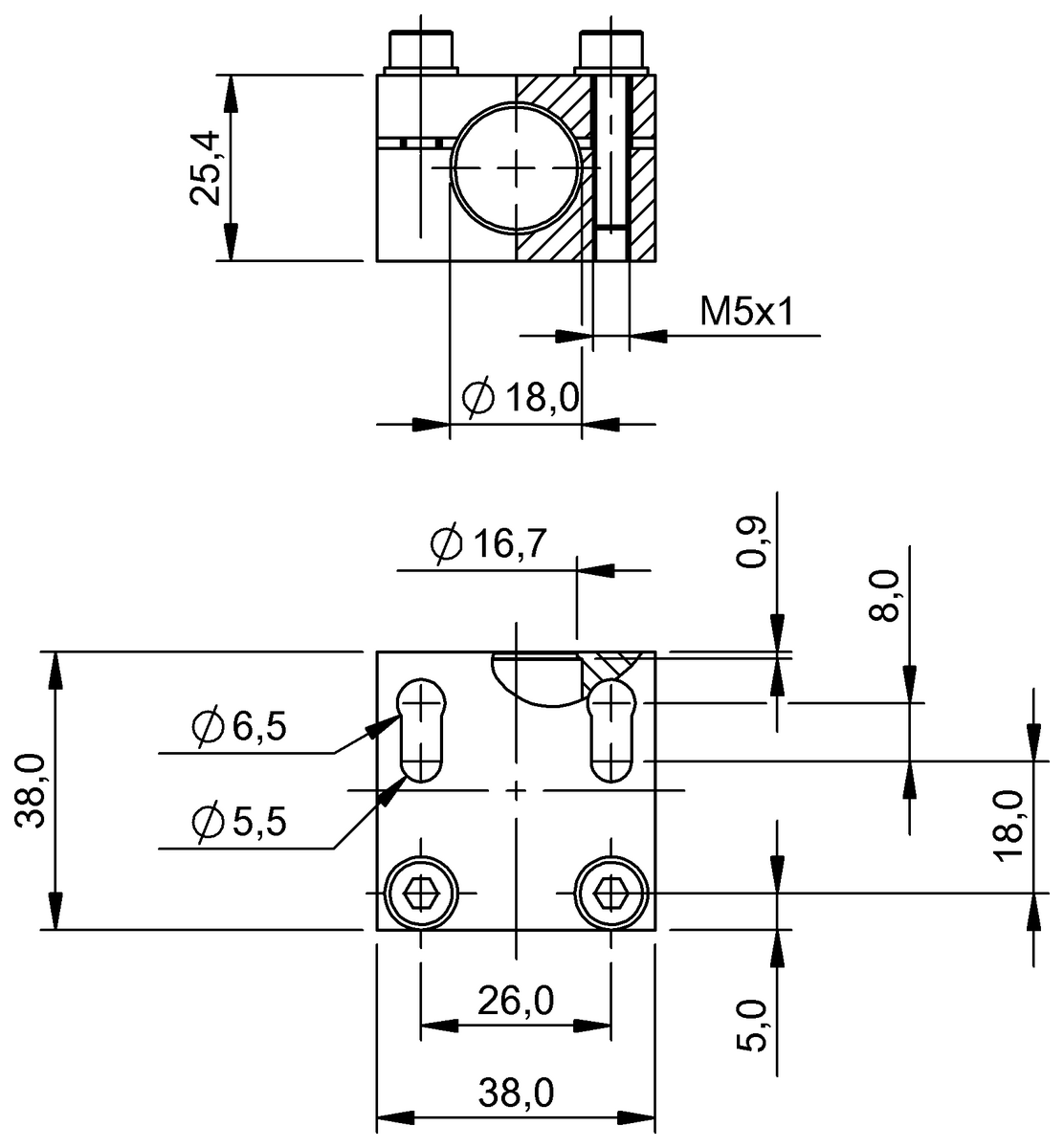 BAM01WY - BES 18,0-KB-10-F-SA1 (Evrensel braketler) - Görsel 2