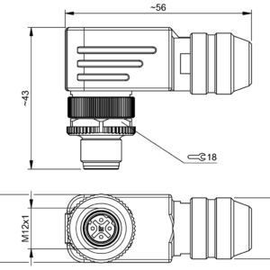 BCC0CKH - BCC M484-0000-2D-000-51X475-000-C025 (Kablo montaj konnektörleri)