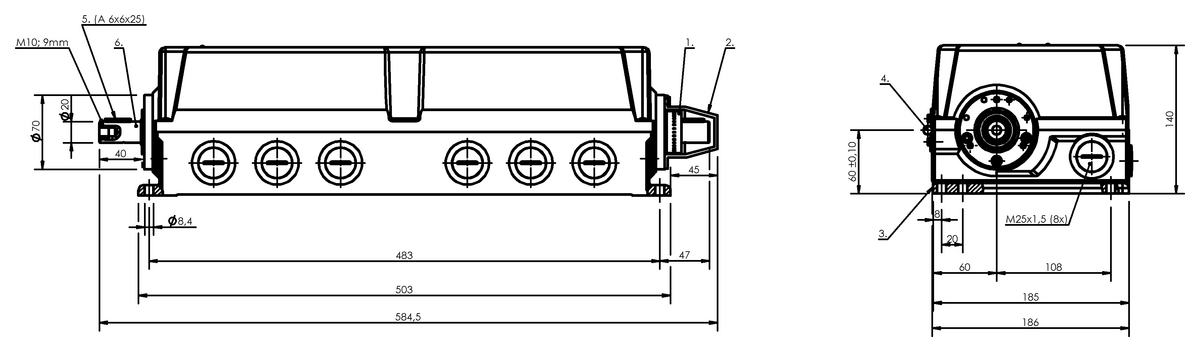 BSW001C - BSW 819-493-WA-20L2 (Standart döner kam sviçleri) - Görsel 2