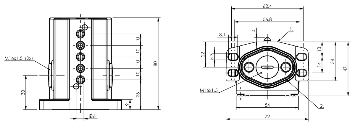 BNS01Z2 - BNS 819-B05-K10-46-11 (Mekanik çok konumlu limit sviçler) - Görsel 2
