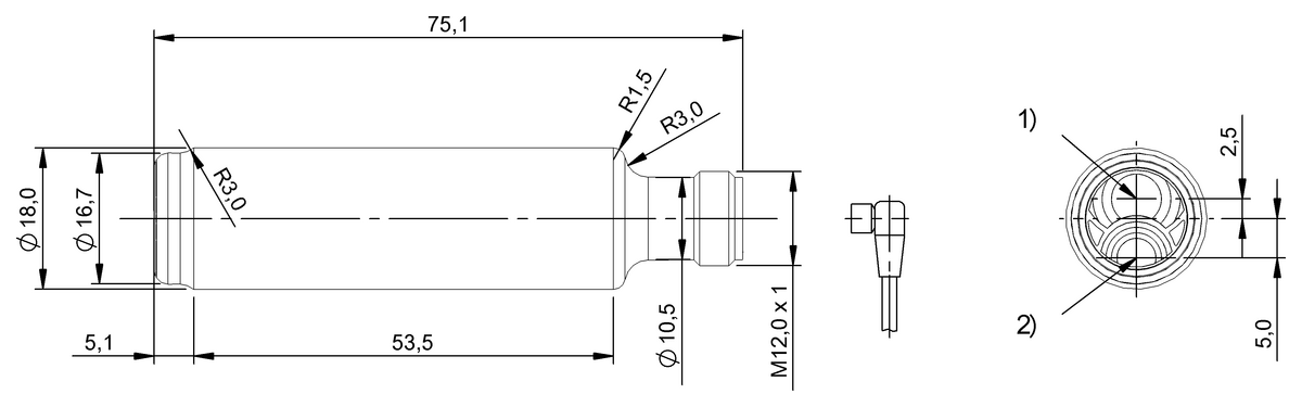 BOS023M - BOS G18E-PA-ID20-S4 (Işık düğmesi) - Görsel 2