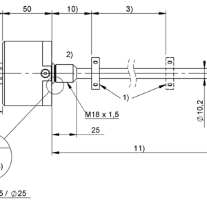BTL126H - BTL5-H114-M0590-HC-SA347-KA02,1-ZA0Y (Dolum seviyesi ölçümü için manyetostriktif lineer konum sensörleri)