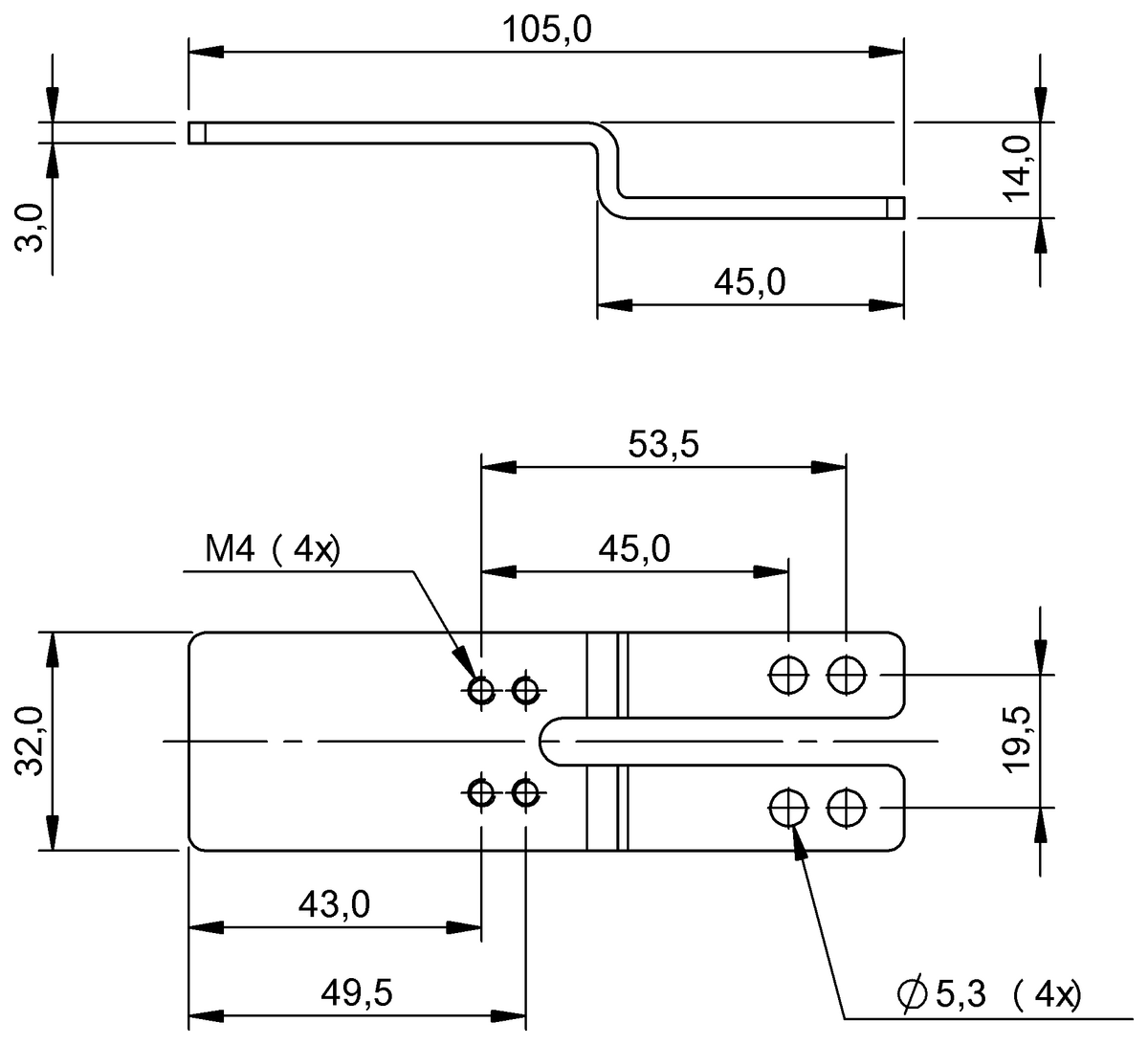 BAM01MY - BAM MB-XA-010-B07-4 (RFID sistemleri için braketler) - Görsel 2