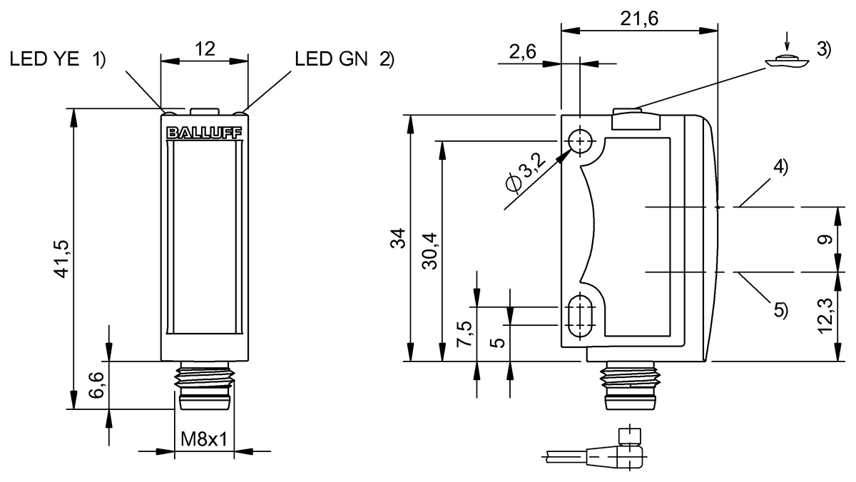 BOS01L2 - BOS 6K-PU-RH11-S49 (Işık düğmesi) - Görsel 2