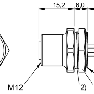 BCC0CWN - BCC M454-0000-1A-RM070-006 (Flanş konnektörleri)