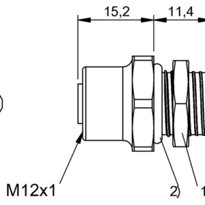BCC0CW9 - BCC M453-0000-1A-RN052-006 (Flanş konnektörleri)