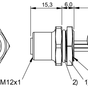 BCC0CWU - BCC M455-0000-1A-RM071-006 (Flanş konnektörleri)