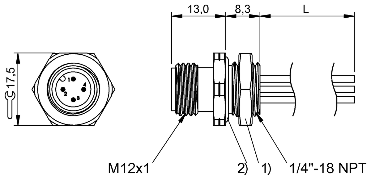 BCC0CUK - BCC S454-0000-2A-RN053-006 (Flanş konnektörleri) - Görsel 2