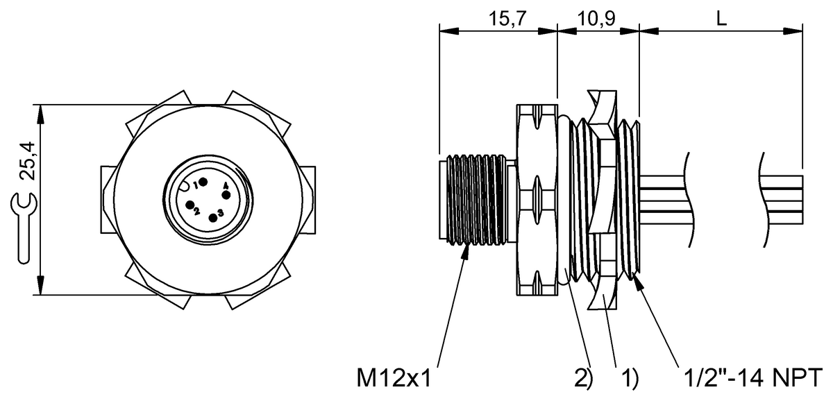 BCC0CUN - BCC S454-0000-2A-RN060-020 (Flanş konnektörleri) - Görsel 2