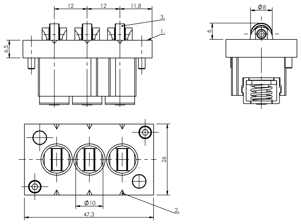 BNP001K - BNP 23-03-L12-61-A-03 (Kamlar ve kam rayları) - Görsel 2