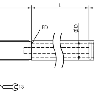 BES060F - BES M08MG-USC20B-SABR2-00,2 PT REV.TF/BR (Endüktif yakınlık anahtarları)