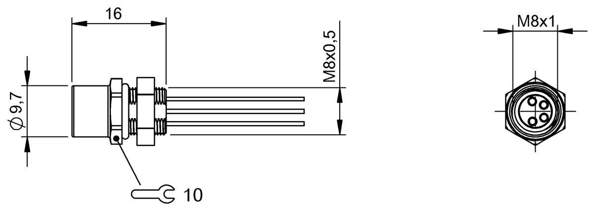 BCC0E39 - BCC M354-0000-10-RM050-030 (Flanş konnektörleri) - Görsel 2