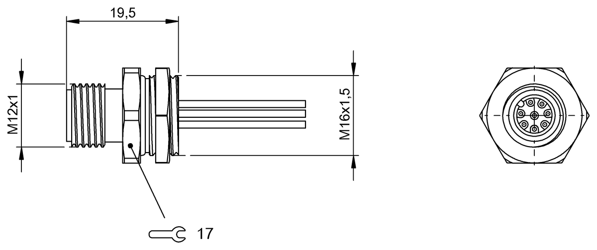 BCC0CRM - BCC M458-0000-2A-RM015-002 (Flanş konnektörleri) - Görsel 2