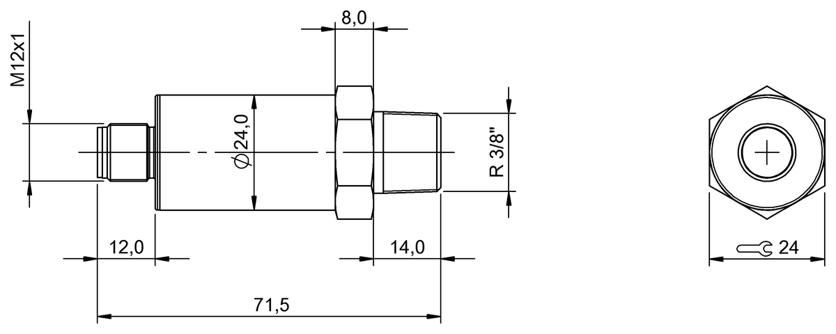 BSP0085 - BSP B100-MV004-A07A1A-S4 (Analog basınç sensörleri) - Görsel 2