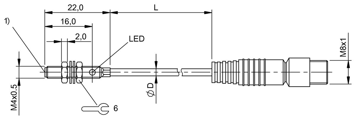 BES040R - BES M04EC-PSC10B-EP00,3-GS49 (Endüktif yakınlık anahtarları) - Görsel 2