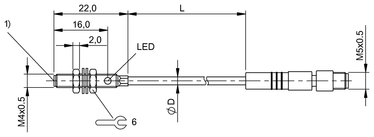 BES040Y - BES M04EC-PSC10B-EP00,3-GS26 (Endüktif yakınlık anahtarları) - Görsel 2