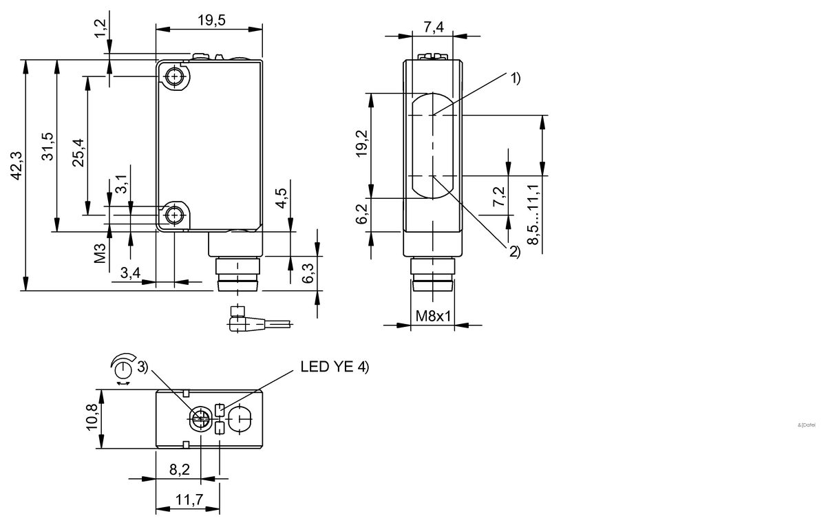 BOS015U - BOS 5K-PS-RH12-S49 (Işık düğmesi) - Görsel 2