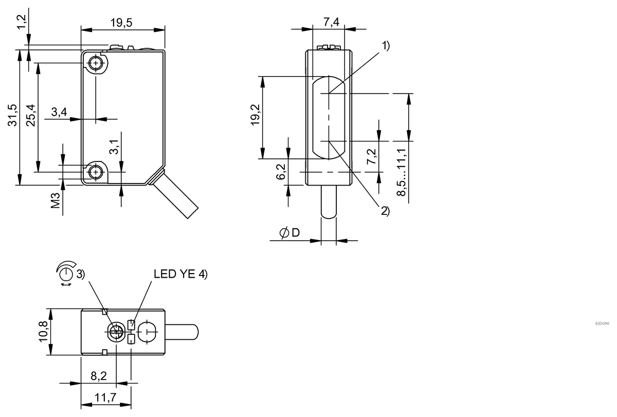 BOS0111 - BOS 5K-NO-RH12-02 (Işık düğmesi) - Görsel 2