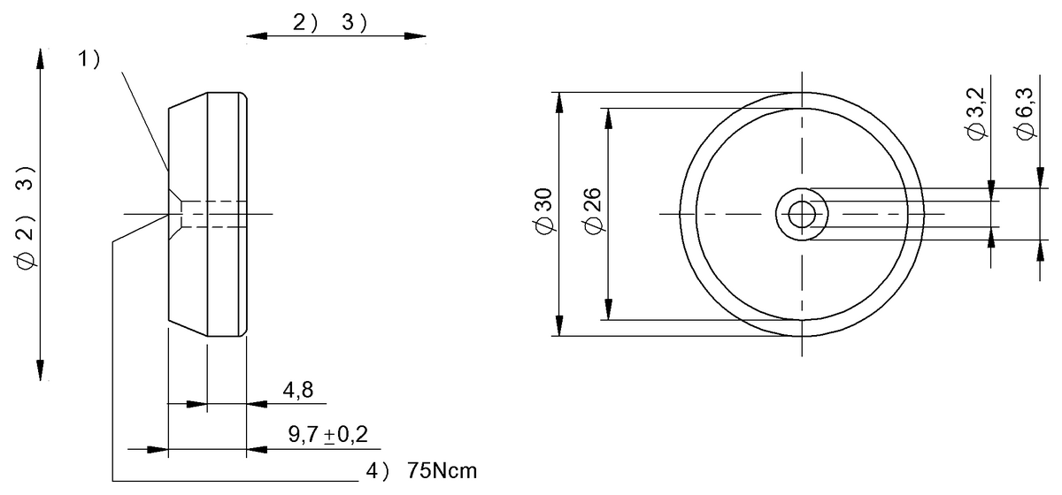 BIS00Y9 - BIS M-133-02/A (RFID HF etiketleri (13.56 MHz)) - Görsel 2