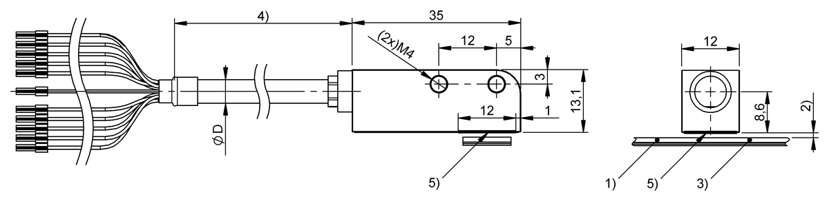 BML0001 - BML-S1F2-A62Z-M310-90-KA05 (Artımsal doğrusal mesafe ölçüm sistemi ve döner açı ölçüm sistemi) - Görsel 2