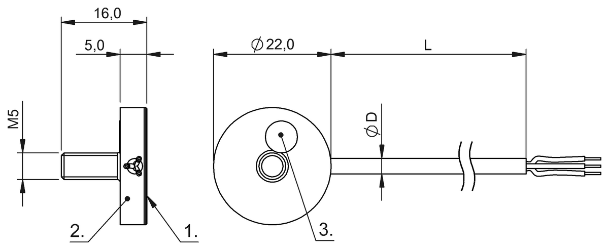 BCS00HL - BCS D22T402-NSM60C-EP02 (Nesne algılama için kapasitif yakınlık anahtarları) - Görsel 2