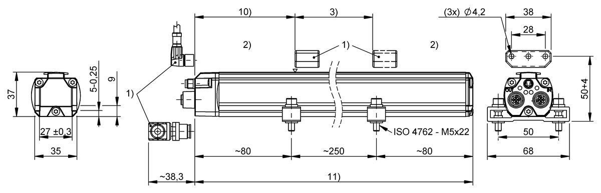 BTL1UYA - BTL7-V50T-M0400-P-C003 (Profil tasarımlı manyetostriktif lineer konum sensörleri) - Görsel 2