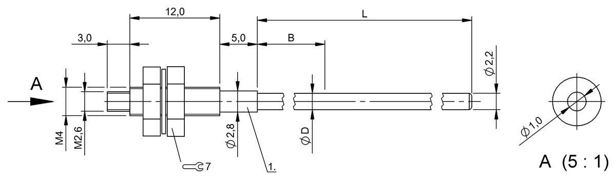 BFO005W - BFO D22-LAT-KB-EAK-10-02 (Fiber optik sensörler) - Görsel 2