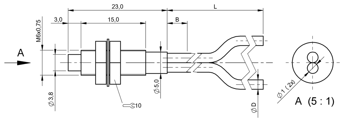 BFO0061 - BFO D22-XA-LB-EAK-20-02 (Fiber optik sensörler) - Görsel 2